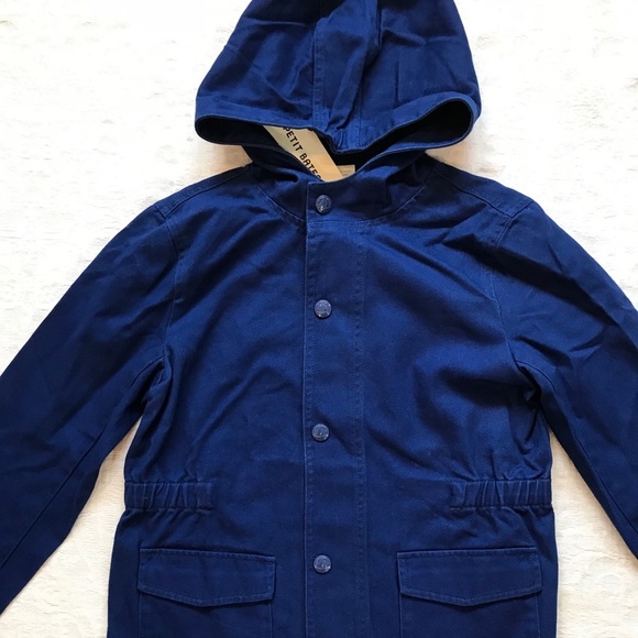 NEW**PETIT BATEAU**100% Cotton Royal Blue Jacket**Age 6 - Picture 2 of 8
